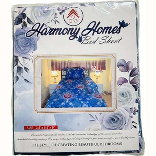 Harmoy Homes Bed Sheet Single BS06 (HH Single-102)
