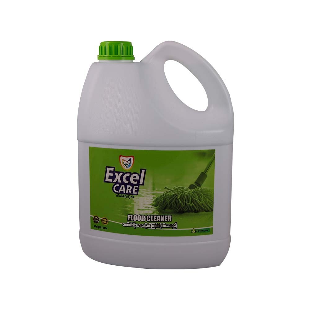 Excel Care Floor Cleaner Green Apple 5L