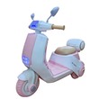 Baby Cele Rechargeable Kids Scoopyi Motorcycle DMX-6688 Pink (11885)