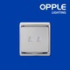 OPPLE OP-E06S6202-Y1-Phone Socket Twin Switch and Socket (OP-23-230)