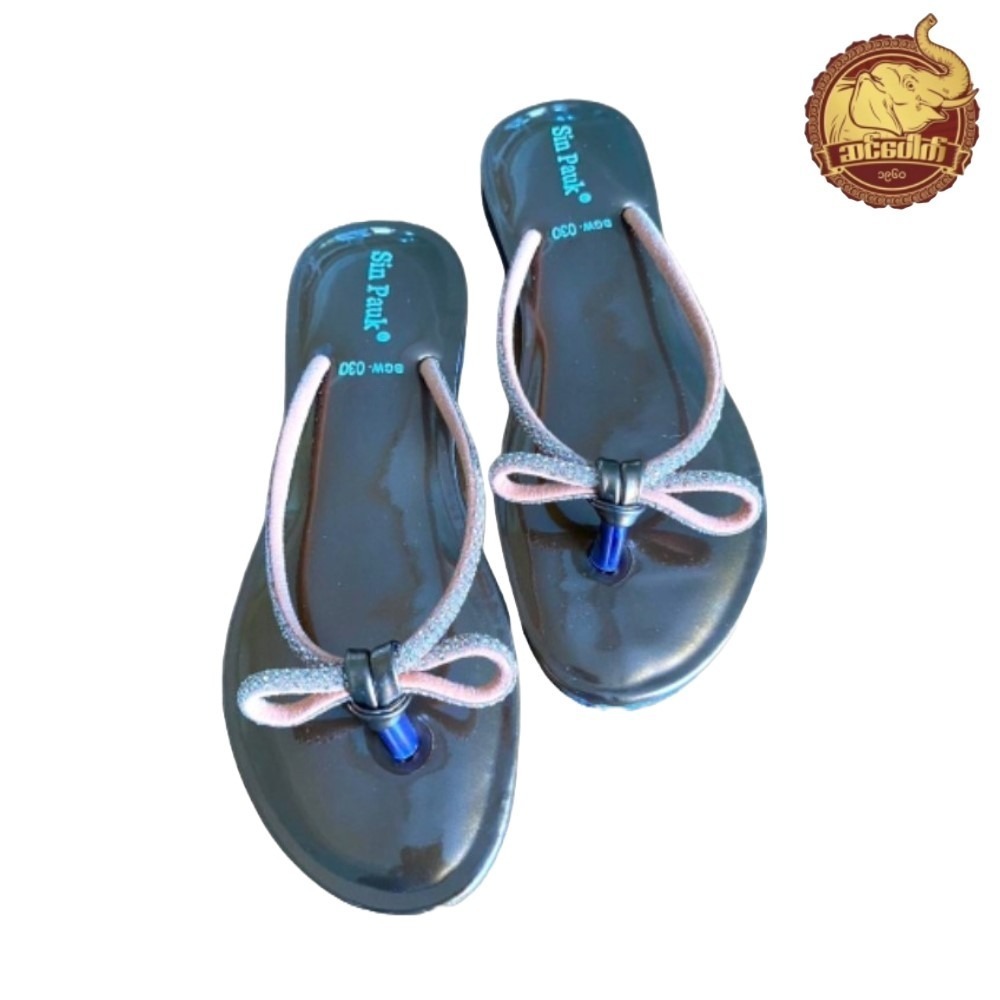 Sin Pauk Women Leather Slipper (Design-4,No-38) BGW-030