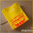 memo ygn Levi strauss & co. unisex Printing T-shirt DTF Quality sticker Printing-Yellow (Large)