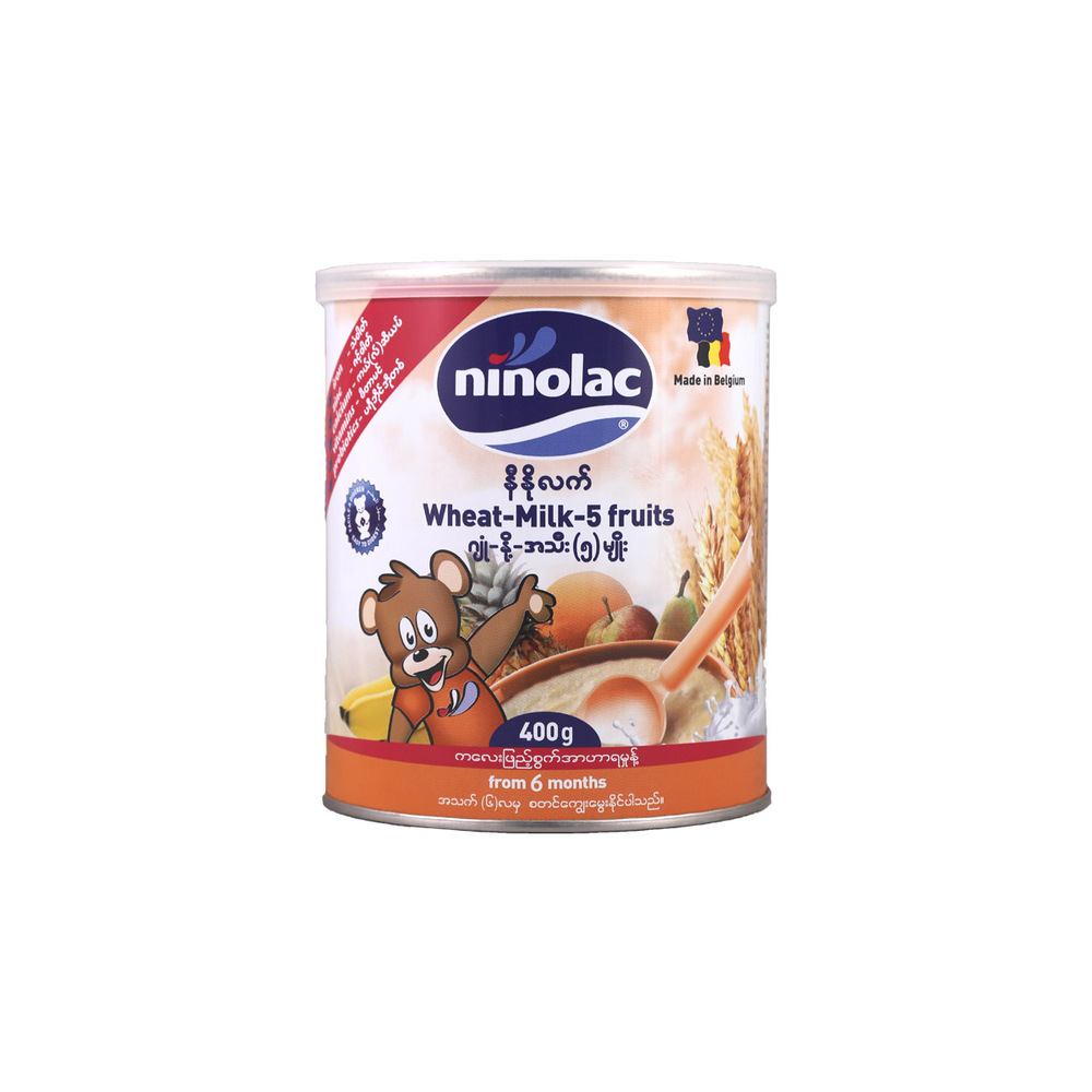 Ninolac Wheat Milk Fruit Cereal 400G