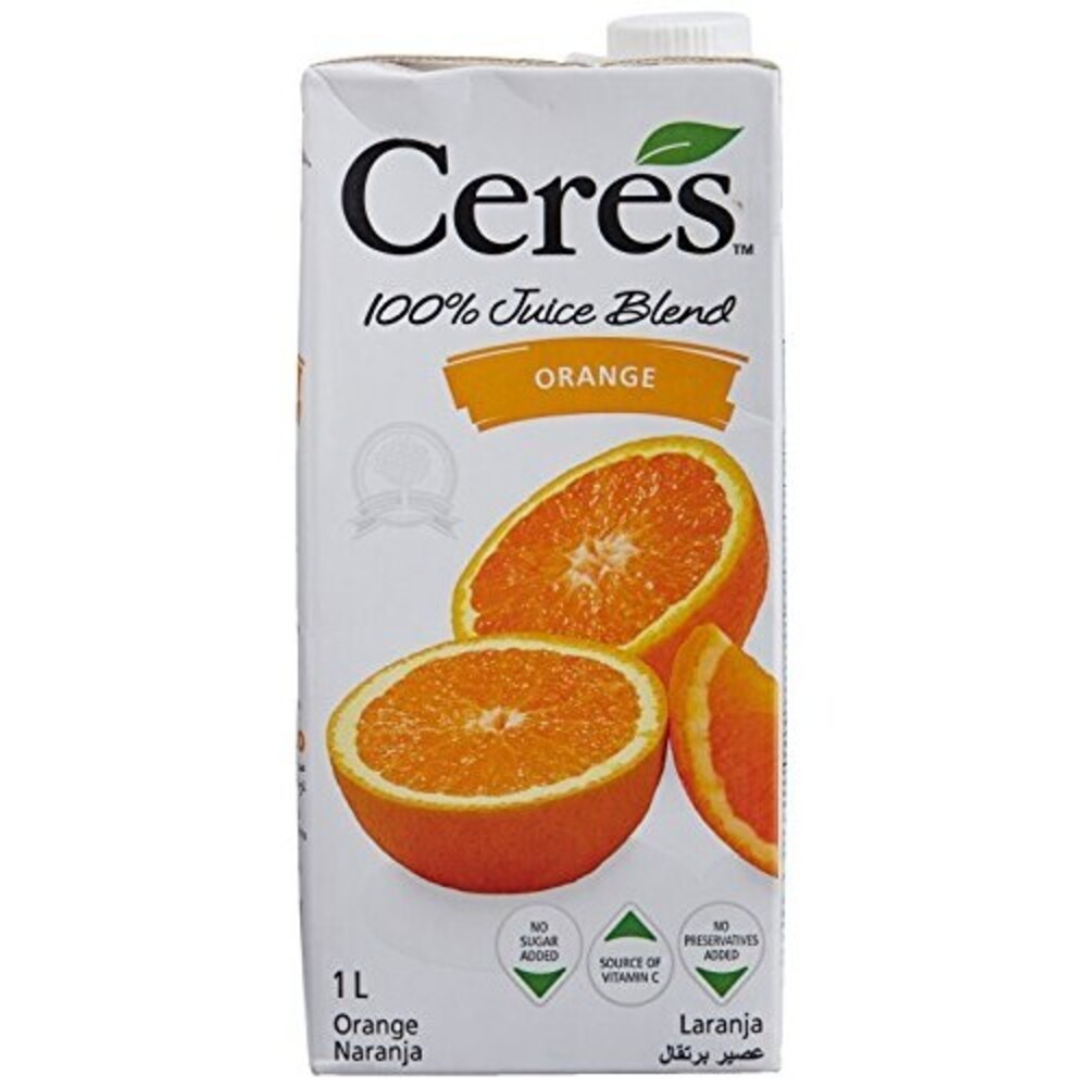 Ceres 100% Fruit Juice Orange 1LTR