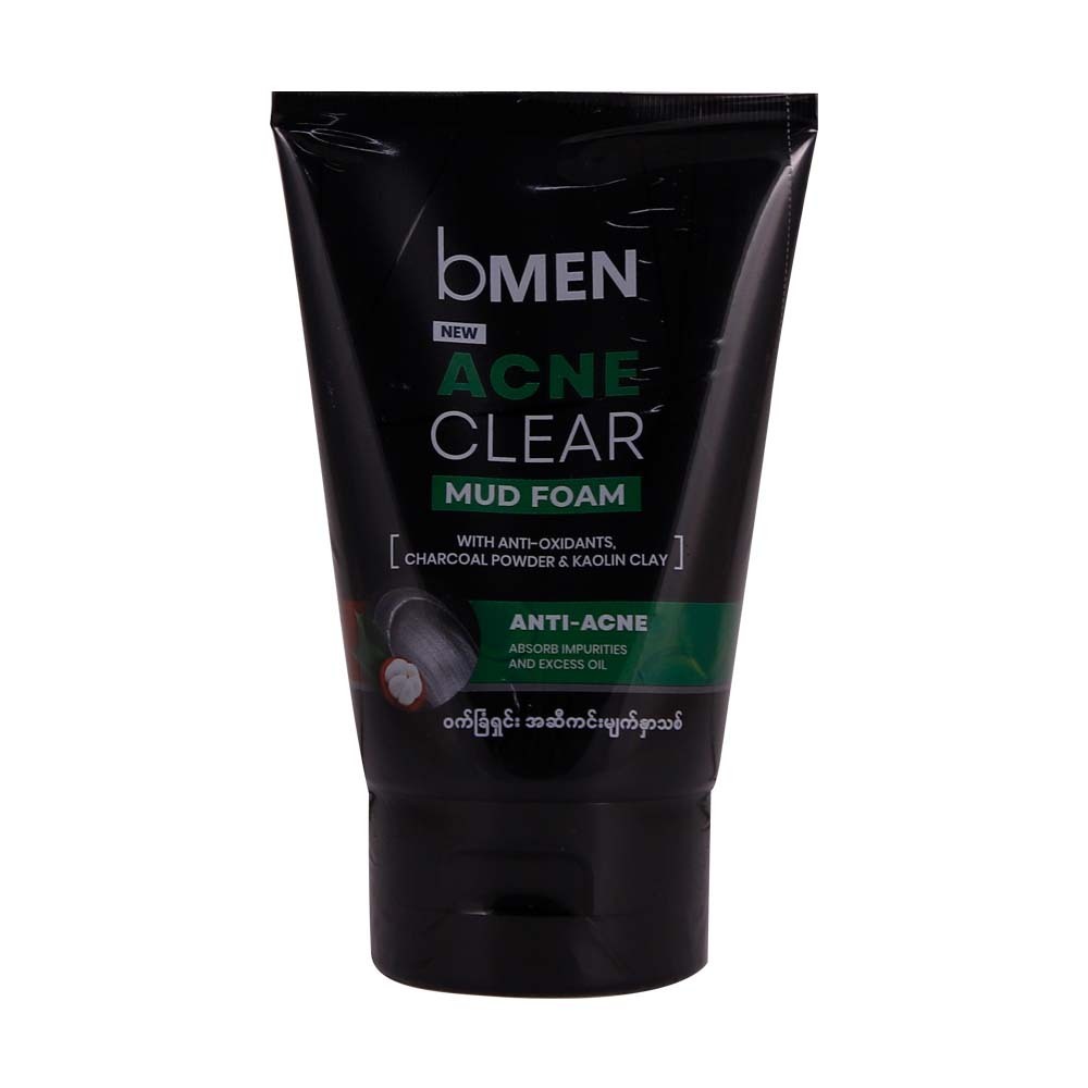 Bella Men Mud Facial Foam Acne Clear 90G