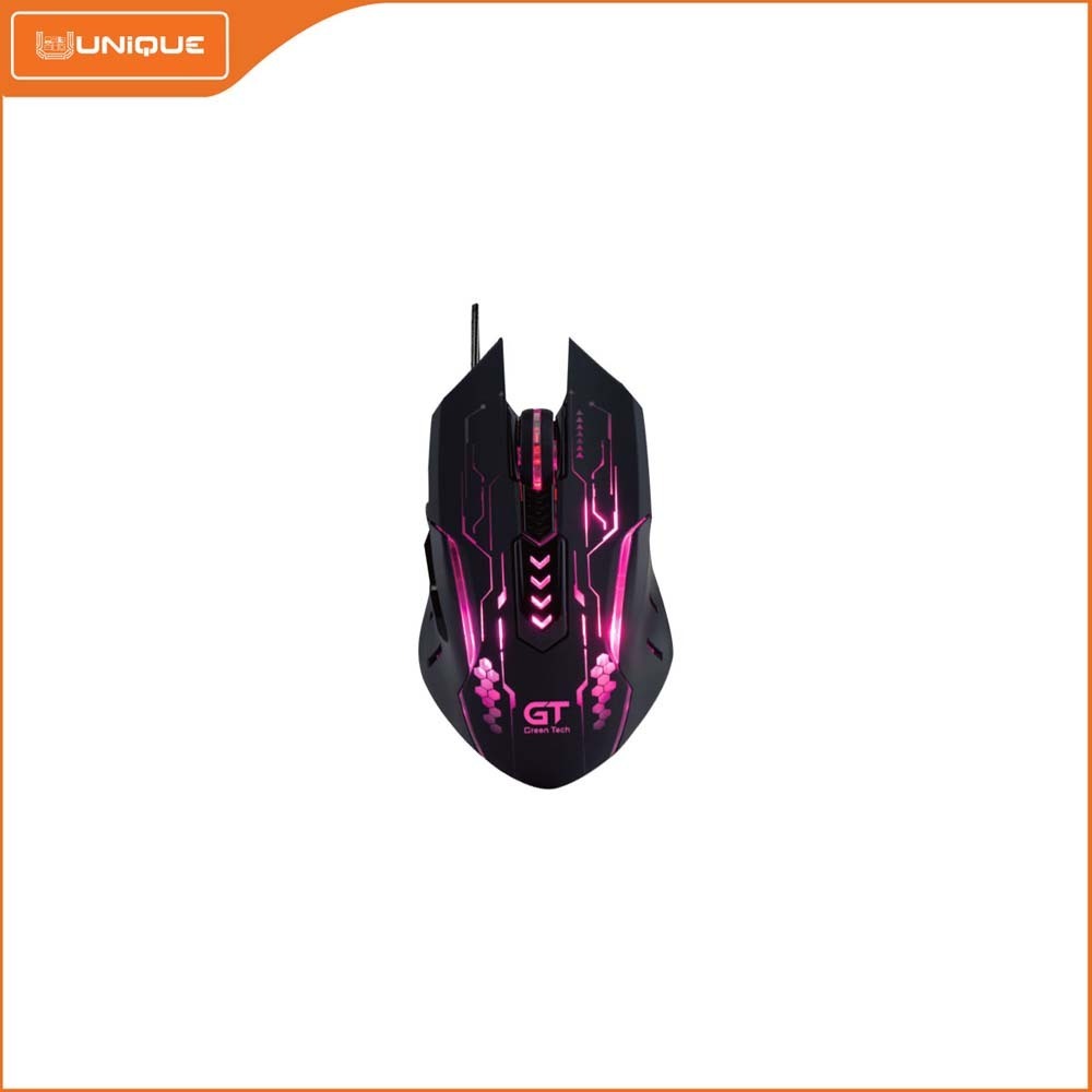 Green Tech GTM-G5 4 Colours LED USB Gaming Mouse (082710)