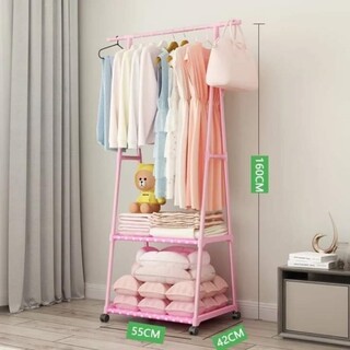 တြိဂံအဝတ်လှန်းစင် KPT-0166 (အဖြူရောင်)