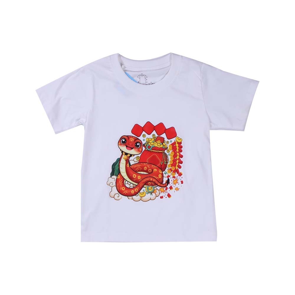 TF Junior Kid Boy CNY T Shirt S/S WH-092