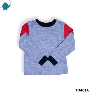 Max & Mia Boy Long-Sleeve Top TO401A-LGY Medium