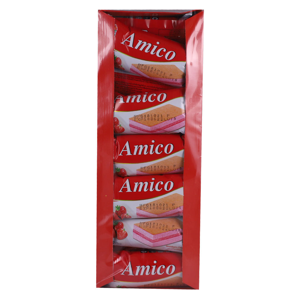 Amico Layer Cake Strawberry 24PCS 432G