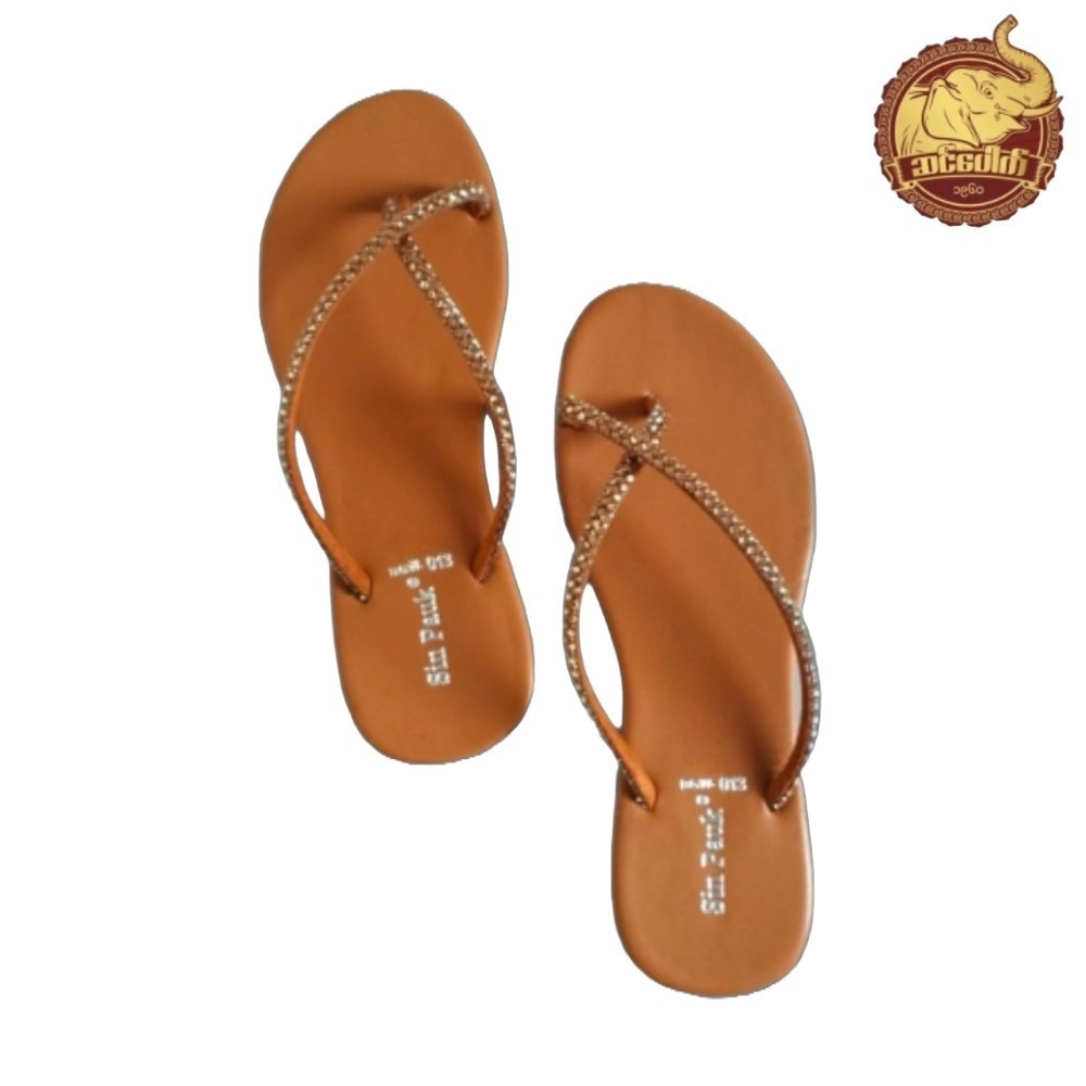 Sin Pauk Women Leather Slipper (Design-6,No-37) BGW-013