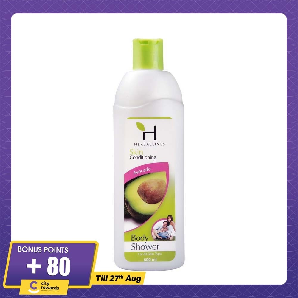 Herballines Skin Conditioning Body Shower 600ML (Avocado)