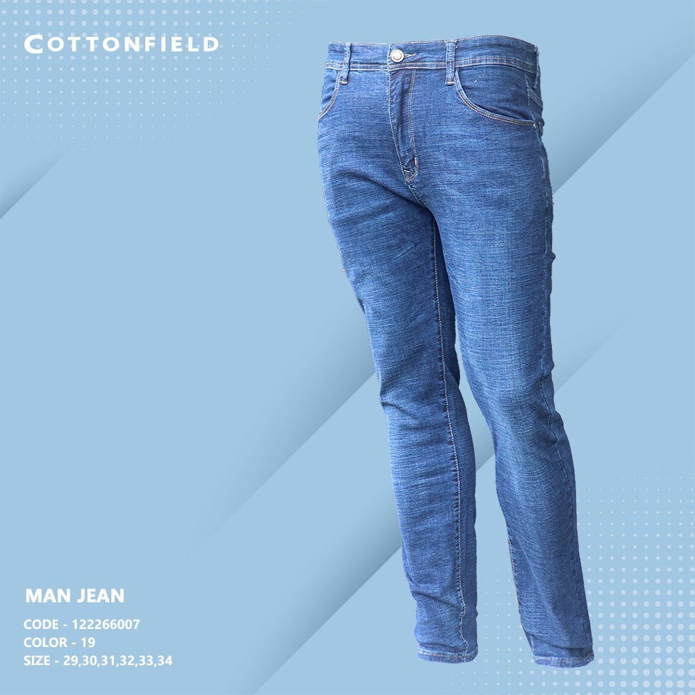 Cottonfield Men Long Jean Pants C19 (Size-32)