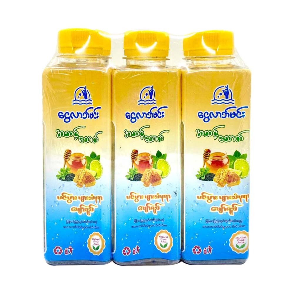 Ngwe Larb Minn Basil Seed Honey Lime Juice 300ML x 6PCS