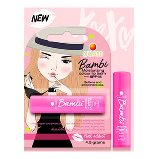 C`Care Bambi Lip Balm SPF15 4.5 Grams -Pink