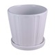 Porcelian Flower Pot With Base 14X14X14CM (Small)