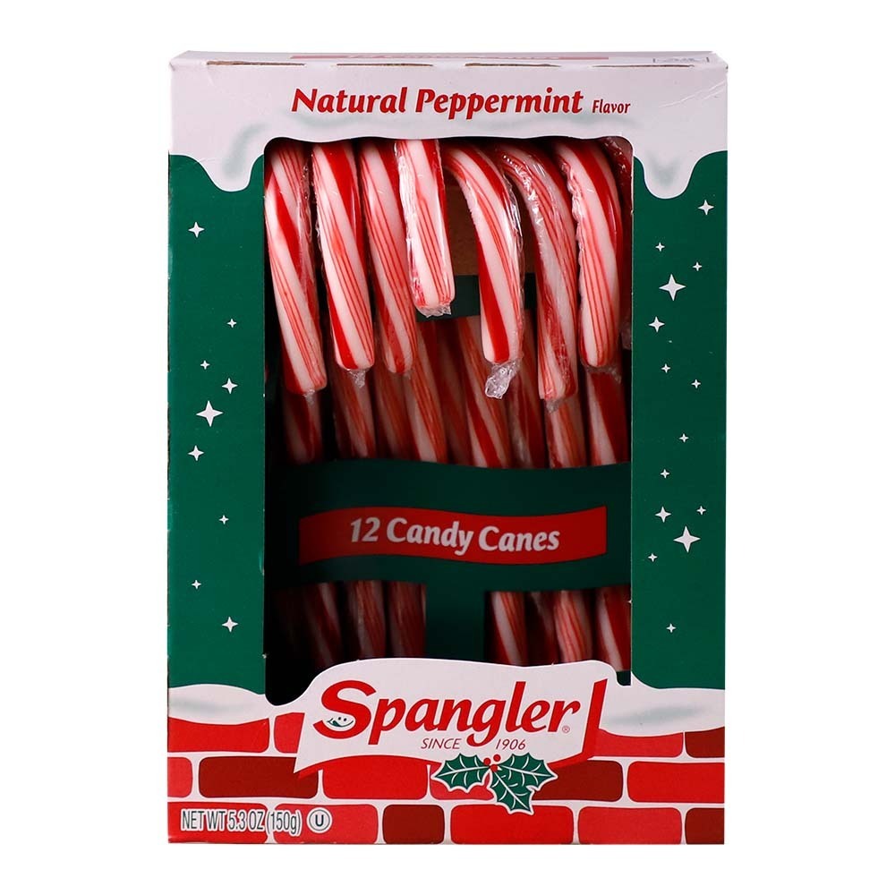 Spangler Natural Peppermint Candy Cane 12PCS 150G