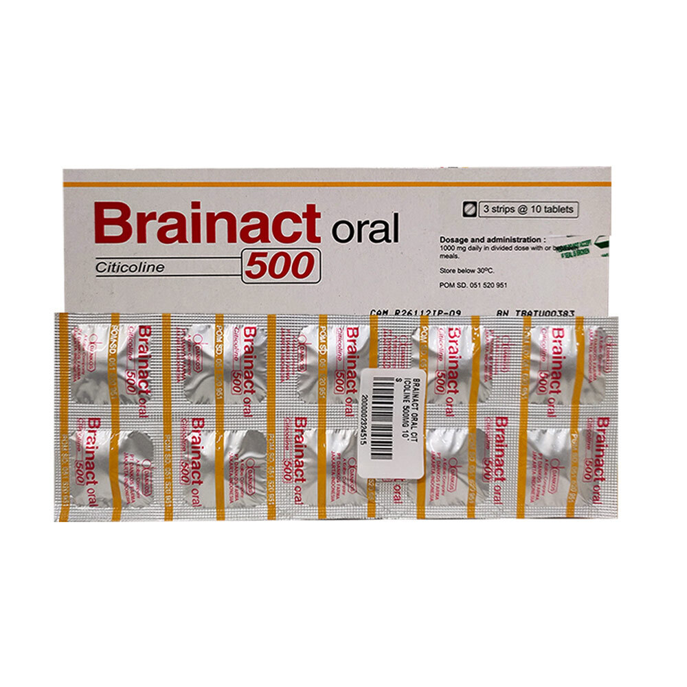 Brainact Oral Citicoline 500MG 10Tablets