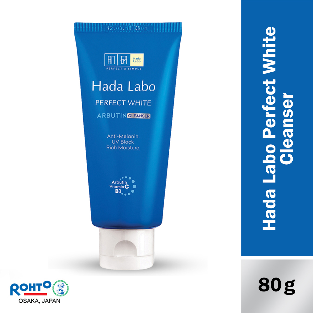 Hada Labo Perfect White Face Cleanser 80G