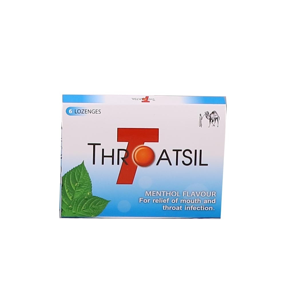 Throatsil Lozenges Menthol 6PCS