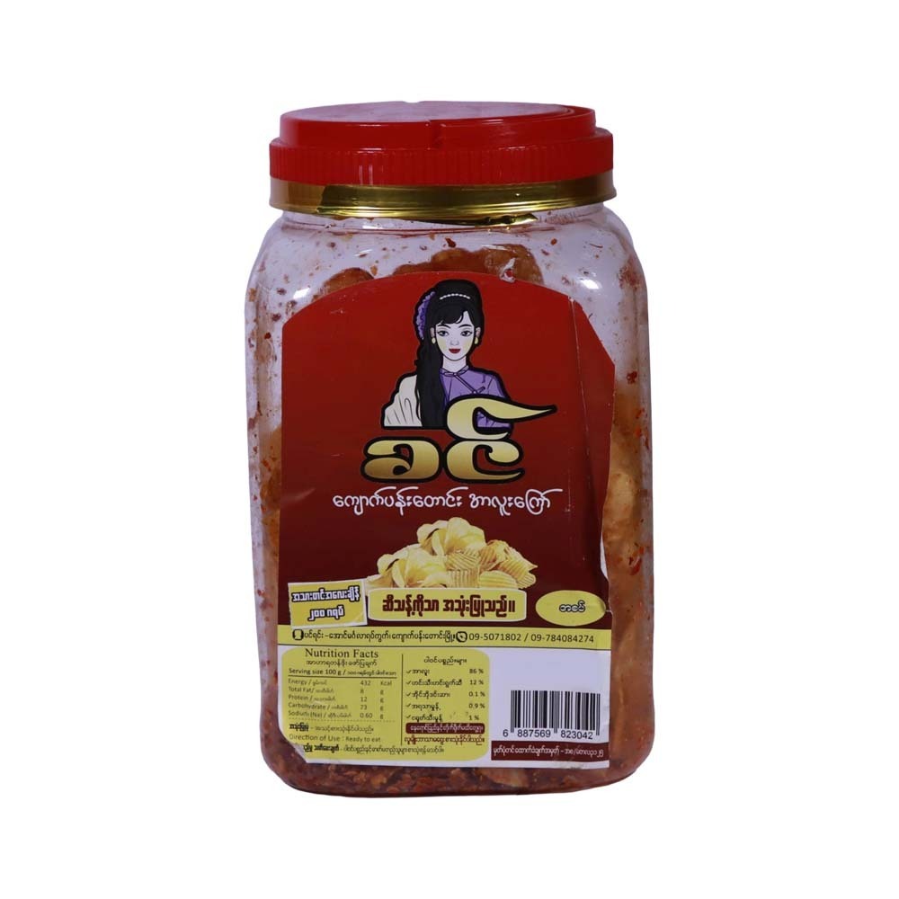 Khin Fried Potato Chips Spicy 200G