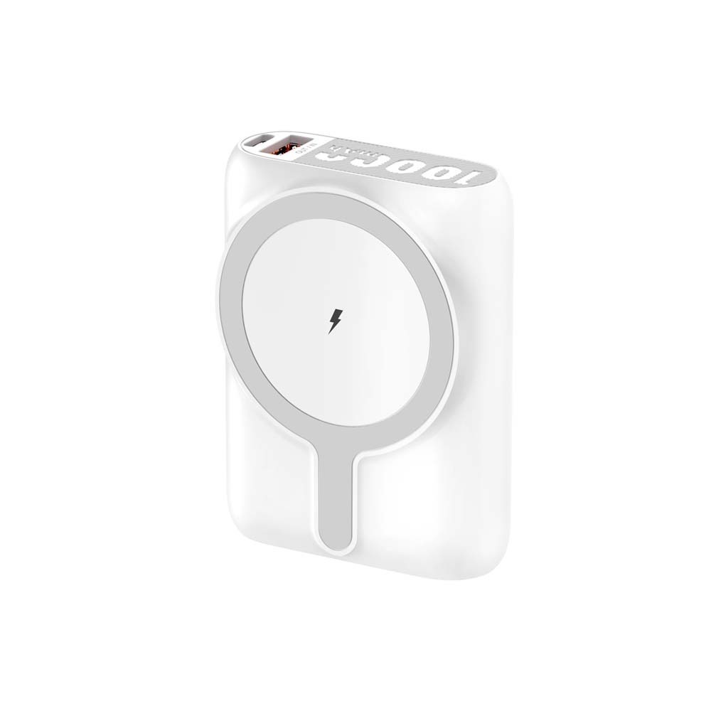 Konfulon J-31 (10000mAh Fast Charging 22.5W Wireless Power Bank) White