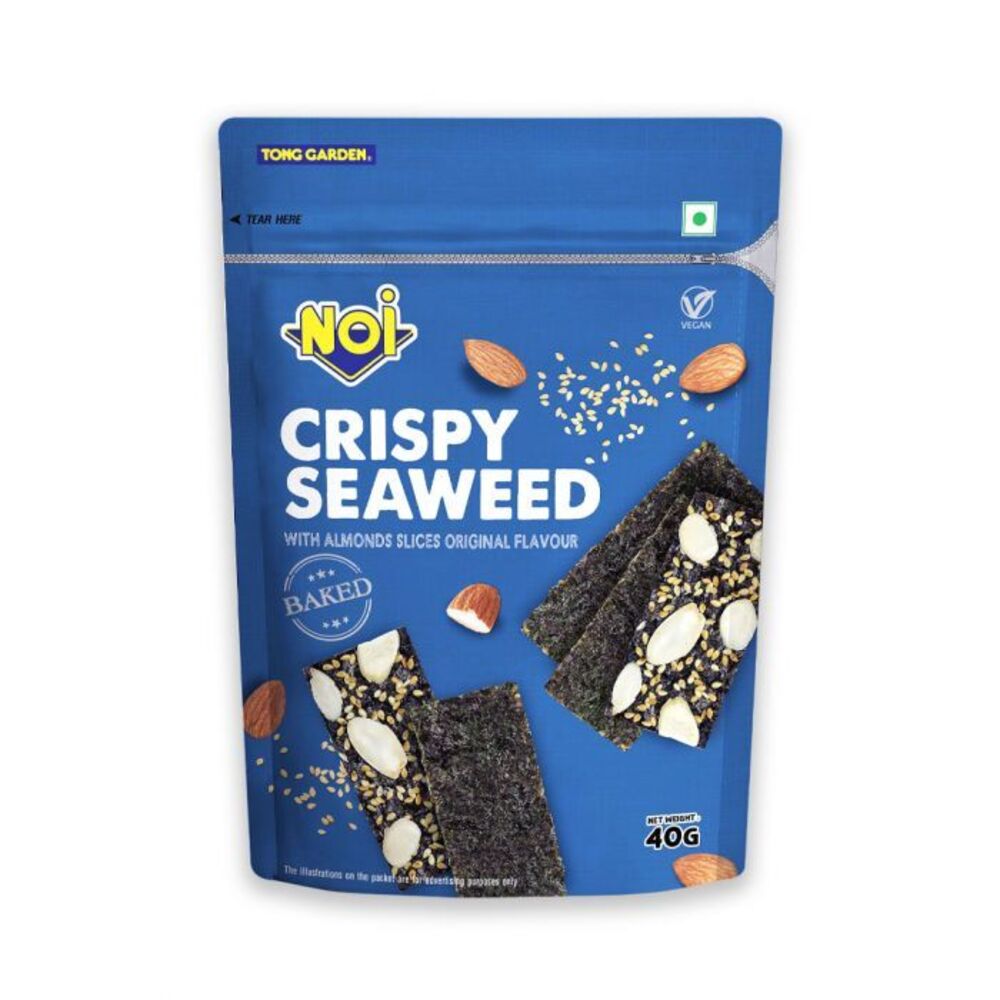 Noi Baked Crispy Seaweed Almond Original 40G