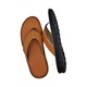 Sin Pauk Men Leather Slipper YS-006 Beige (No-42)
