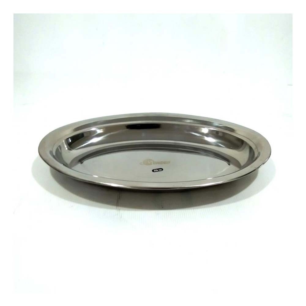 Oval Stainless Steel Plate 30cm MD-ED-030