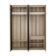 Winner Rotterdam Wardrobe (4 Door) Lurbana Oak