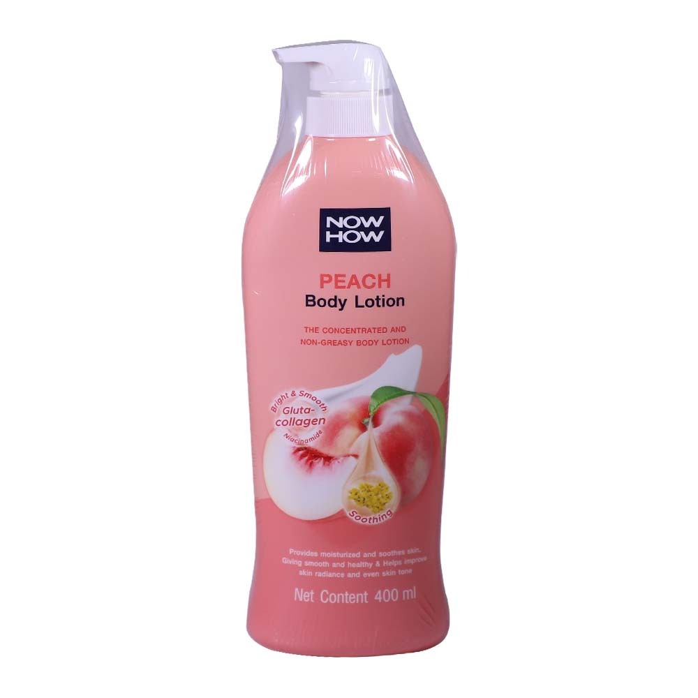 Now How Body Lotion Peach 400ML