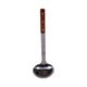 KZK Steel Soup Ladle With Wooden Handle