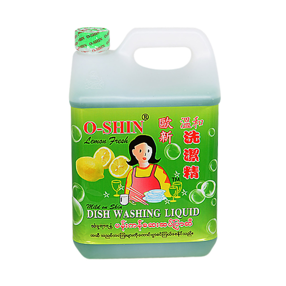 O-Shin Dishwashing Liquid Lemon Fresh 4LTR (Y/GN)