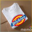 memo ygn Dickies unisex Printing T-shirt DTF Quality sticker Printing-White (Medium)