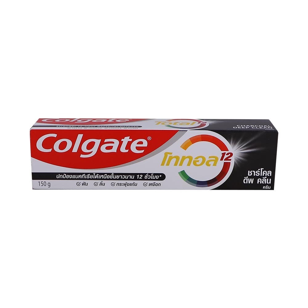 Colgate Total 12 Charcoal Deep Clean Toothpaste 150G