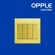 OPPLE OP-C021041A-J-GOLD (4Gang 1Way) Switch and Socket (OP-21-107)