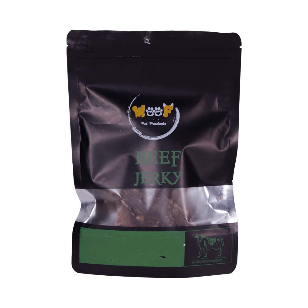 Woof Dog Treats Beef Jerky 60G