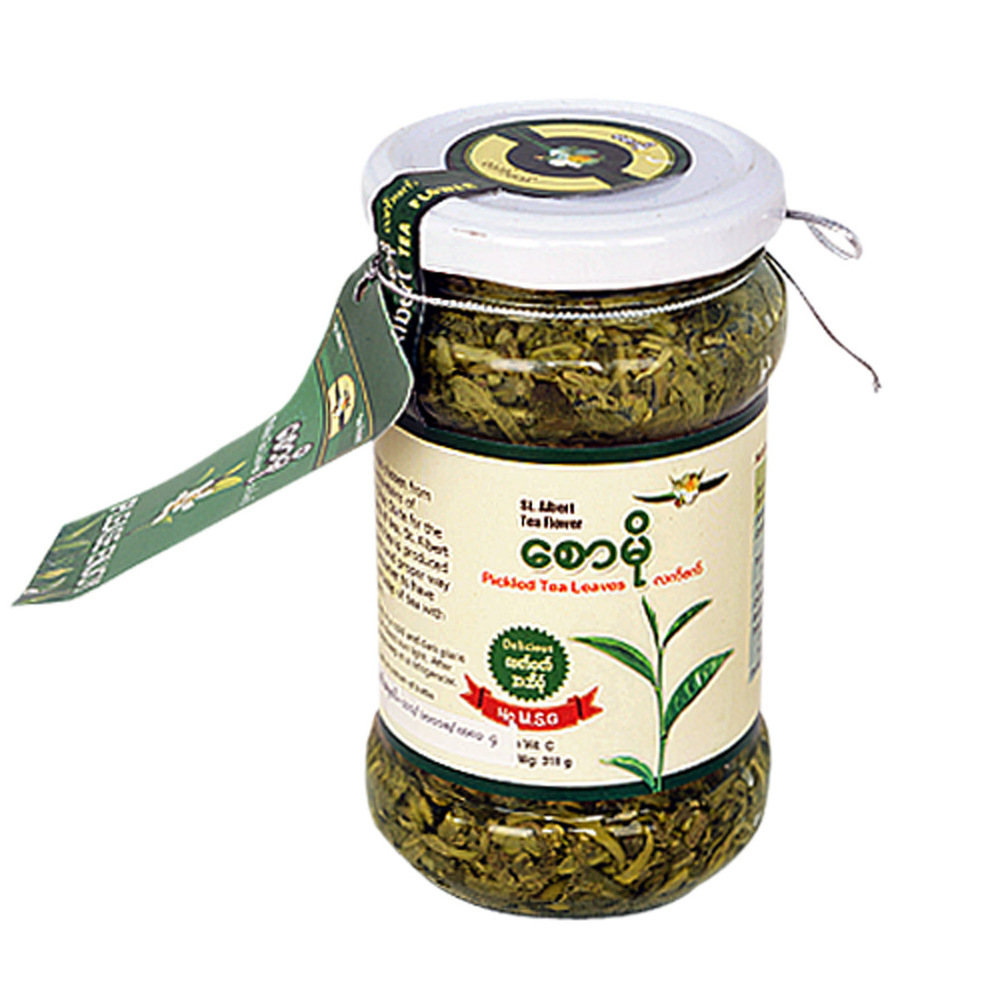 Saw Mo Pickled Tea Leaves Tips 311G (No Msg)