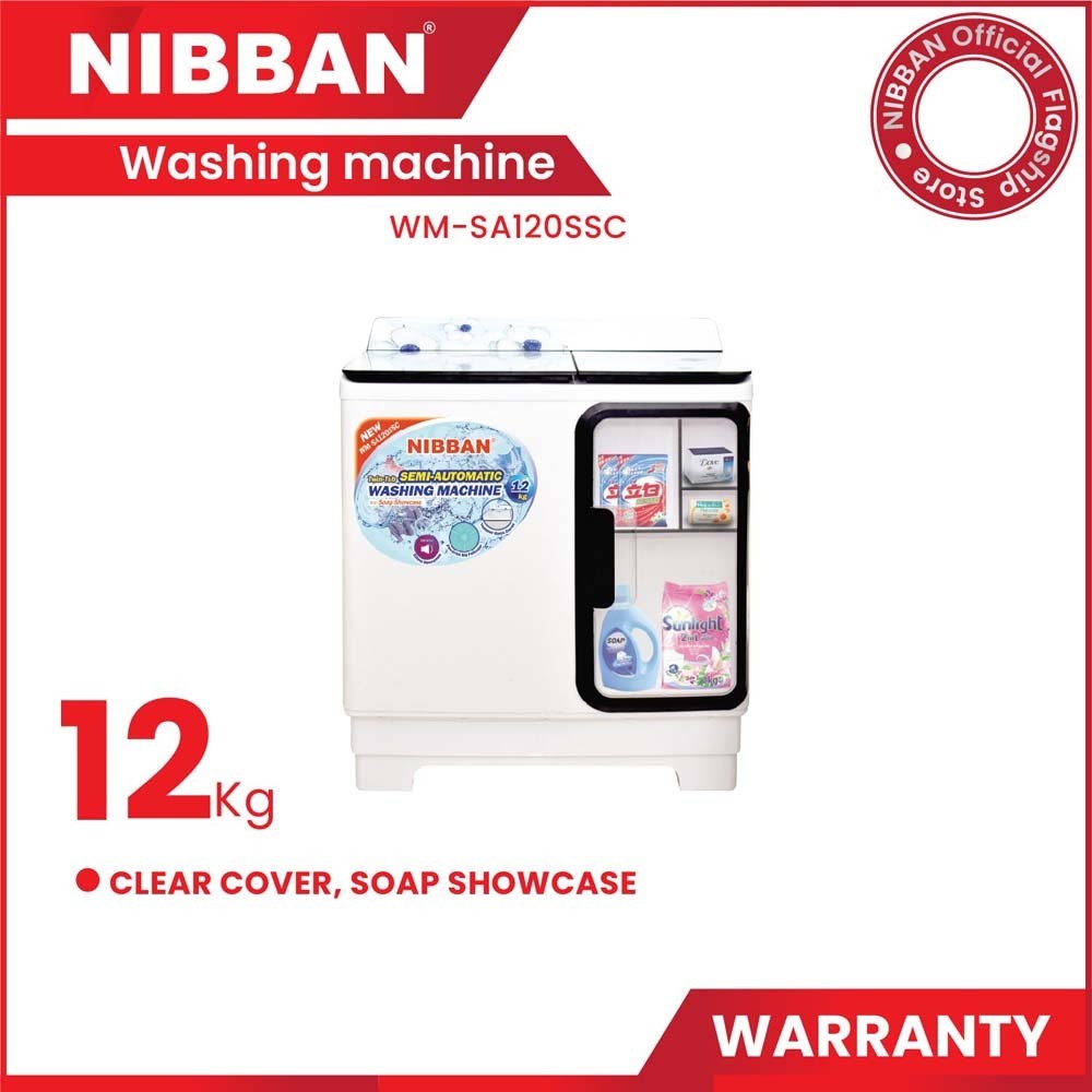 Nibban Washing Machine 12Kg WM-SA120SSC