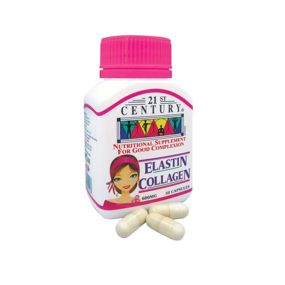 21St Century Elastin-Collagen 600MG 50Capsules