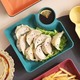 Dumpling Plate with Sauce Dish (Random)