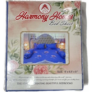 Harmoy Homes Bed Sheet Double (6' x 6.5' x 9") HH Double 246