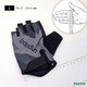 Burtono Fingerless Gel Cycling Gloves FIT-BT-GH2C-Black-Large