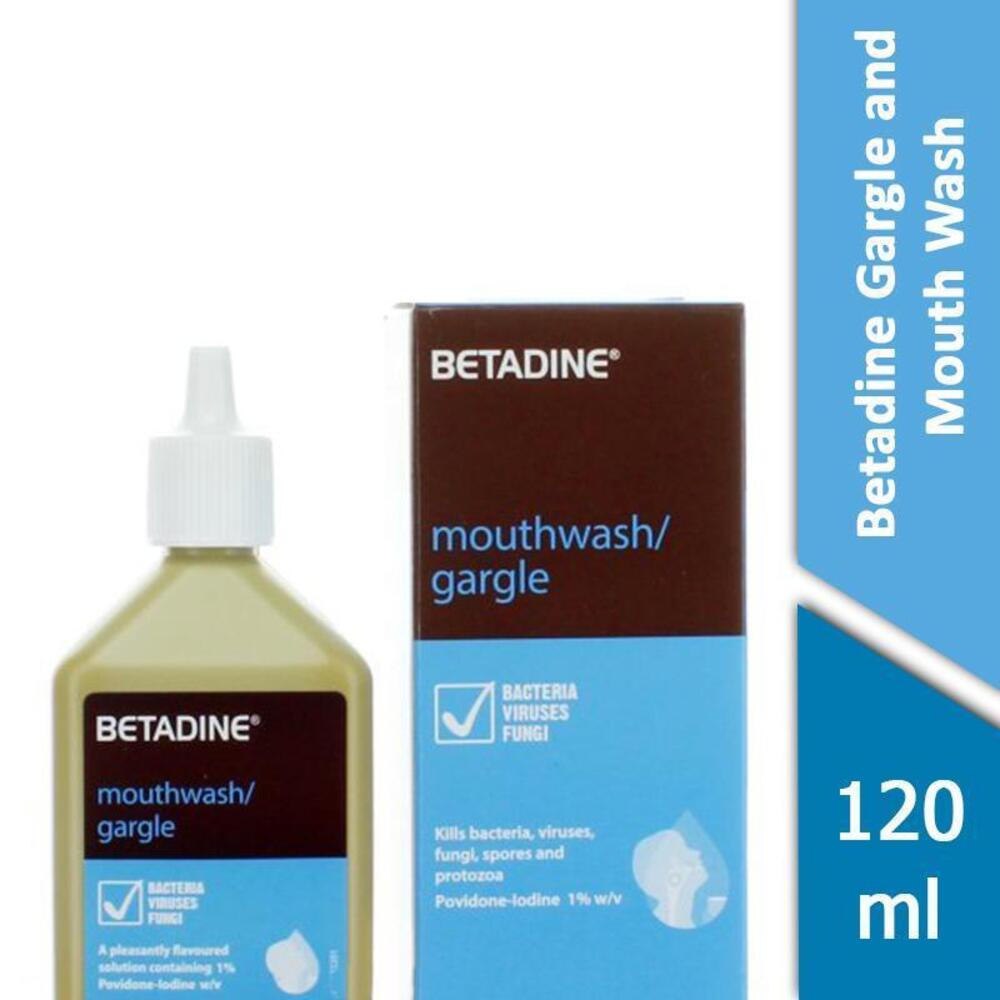 Betadine Mouthwash Gargle 120ML