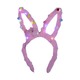 Uncle Gyi LED Light-Up Plush Rabbit Ears Headband Pink 10PCS