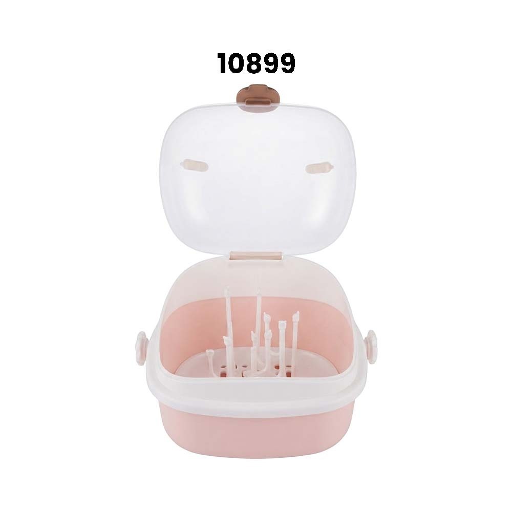 Baby Cele Milk Bottle Drying  Storage Box 10899 (Pink)