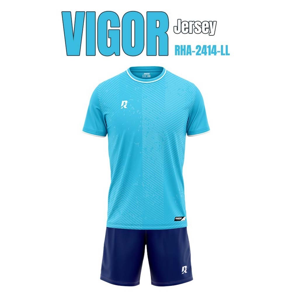 Rhino Vigor Jersey Light Blue RHA-2414-LL-XL