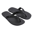 Cartago Atlanta Thong Ad Flip (No-10) Black & Dark Grey 2118402312210