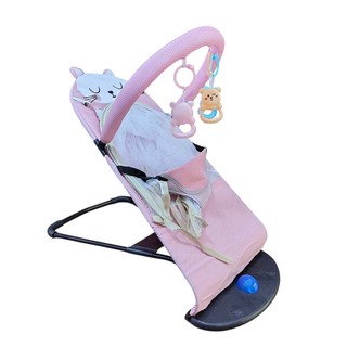 Baby Cele Bouncer Swing Chair with Cotton & Sound White 13301