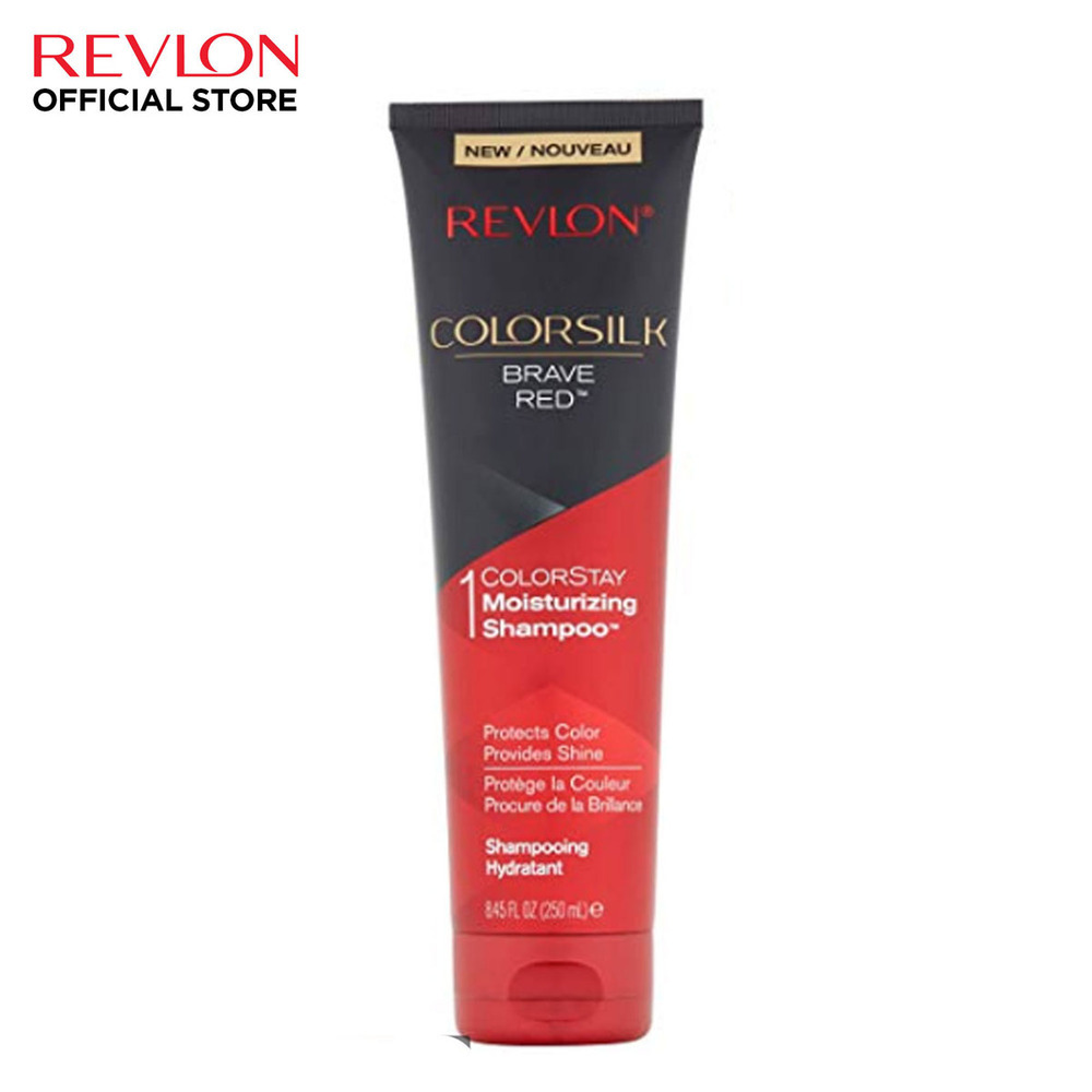 Revlon ColorSilk 1 ColorStay Moisturizing Shampoo 250ML (Brave Red)
